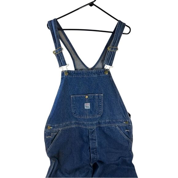 Pointer Brand USA buttonfly denim jean cargo overalls men’s 42 - Picture 1 of 10